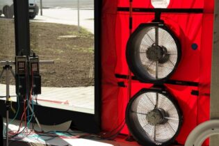 door fan test