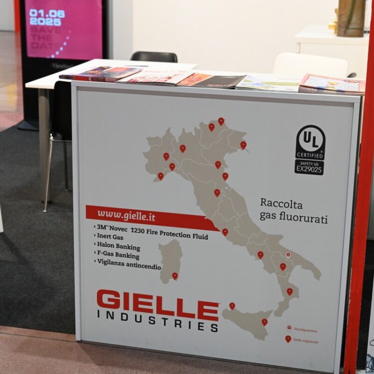 Gielle exhibits at Safety Expo 2024, Bergamo Italy Gielle Industries